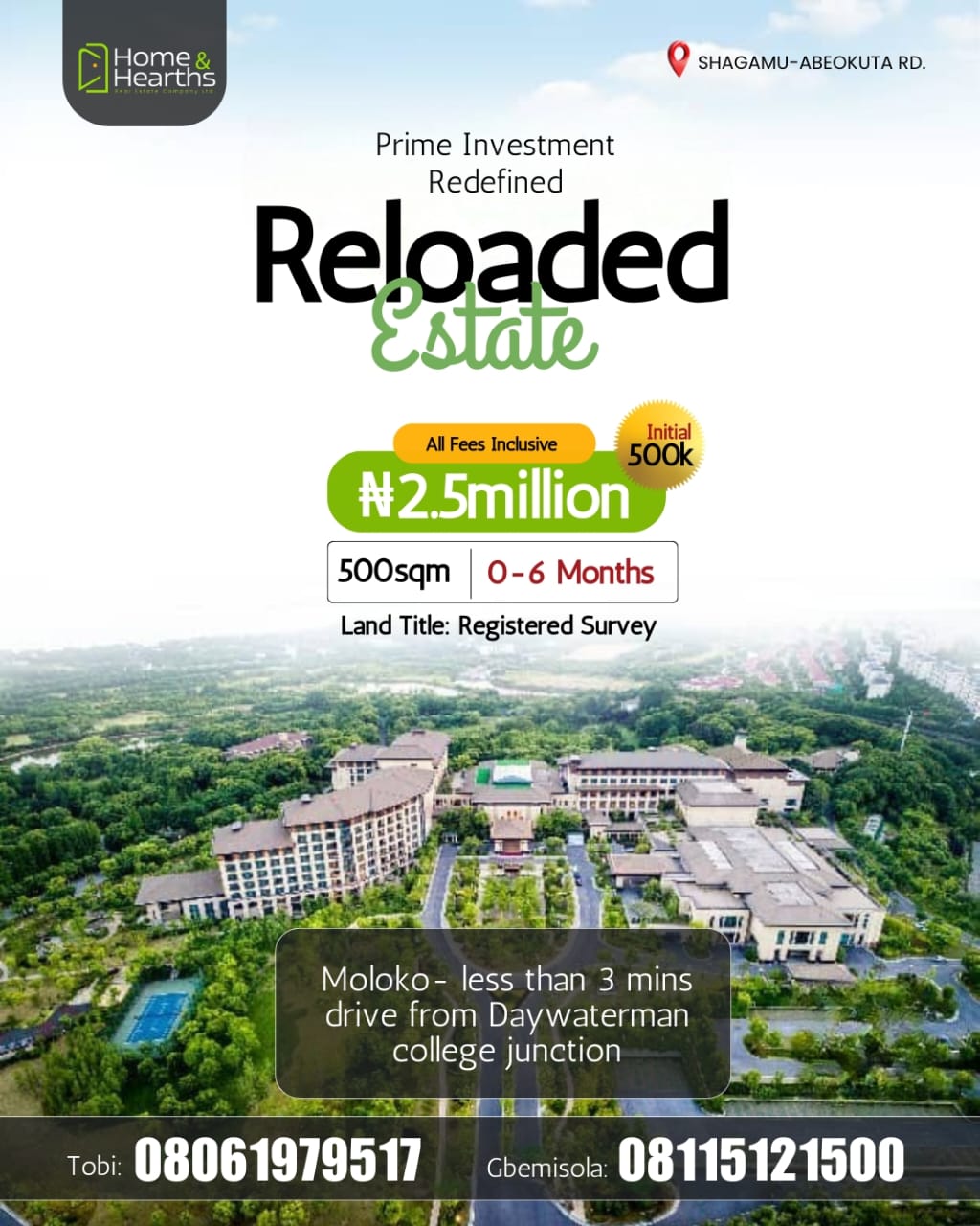 Reloaded Estate flyer